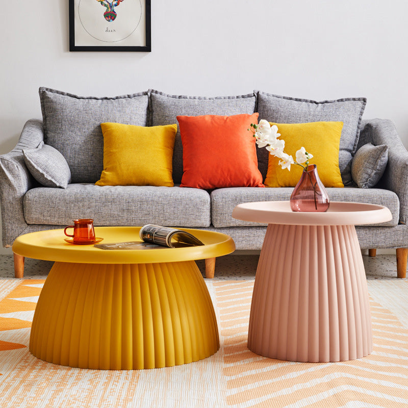 Contemporary Cone Lace Plastic Coffee Table