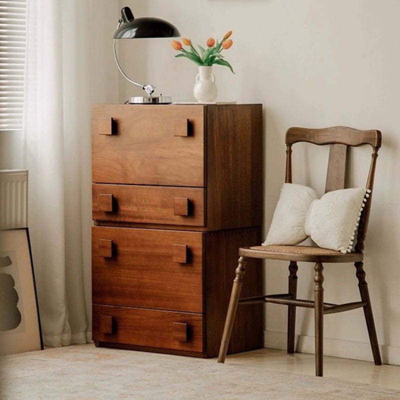 Vintage Wood 2-Storage Nightstand