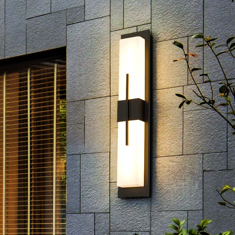 Minimalist Stainless Steel Outdoor Wall Sconce