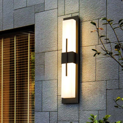 Minimalist Stainless Steel Outdoor Wall Sconce
