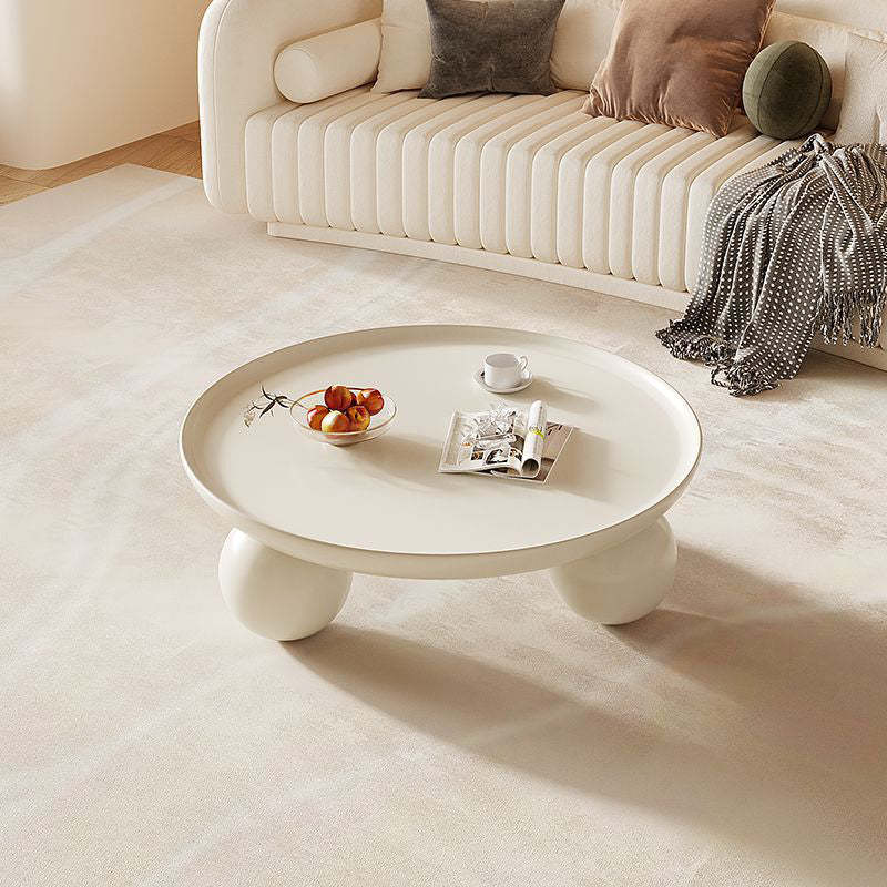 Contemporary Disc Orb Metal Coffee Table
