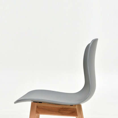 Nordic Curved Wood Dining Chair