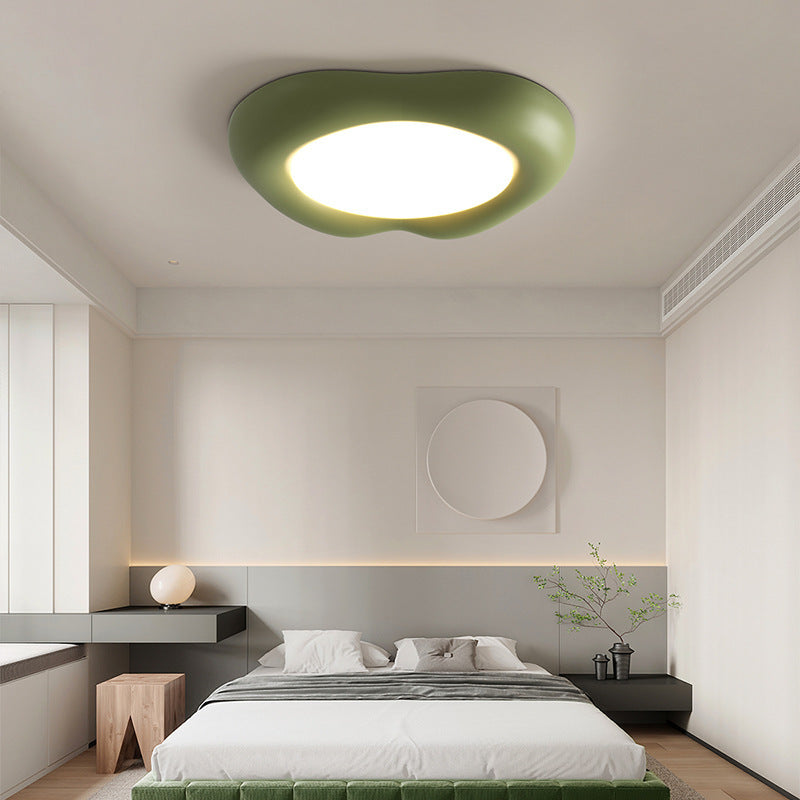 Minimalist Apple Shape LED Flush Mount Light