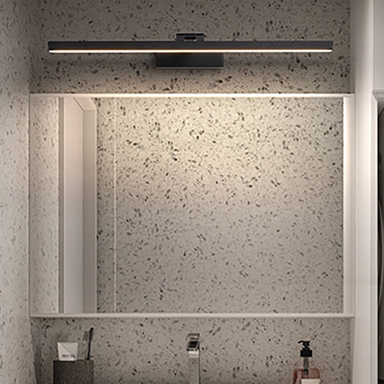 Minimalist Long Iron Aluminum LED Vanity Sconce