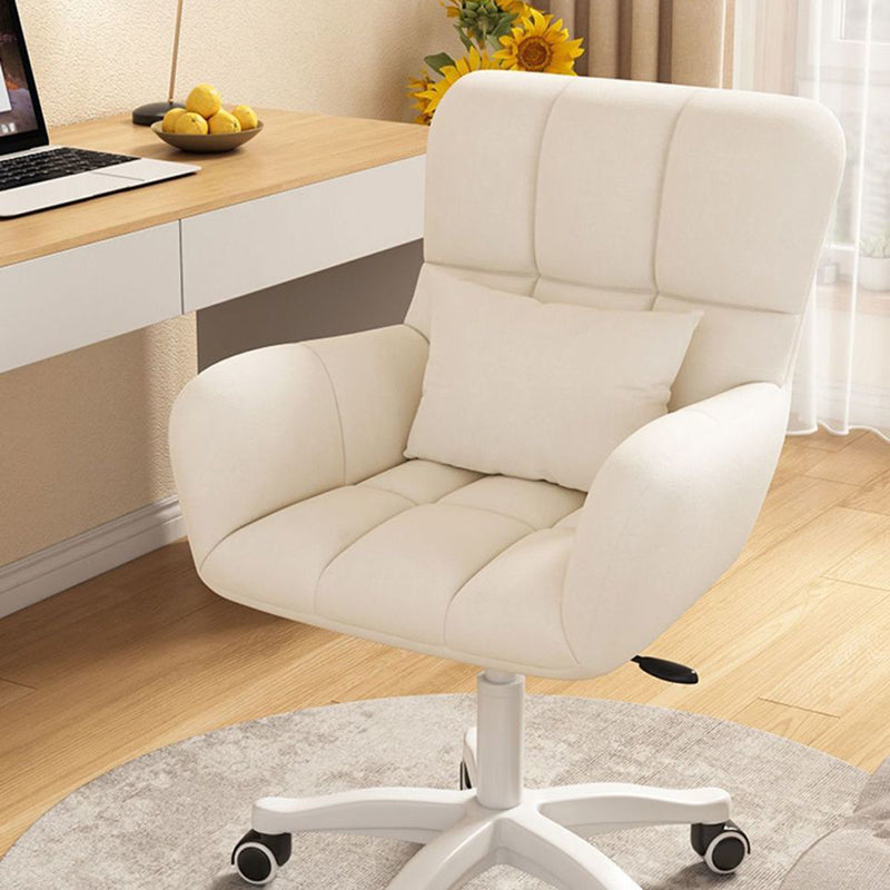 Nordic Velvet Swivel Height-Adjustable Desk Chair