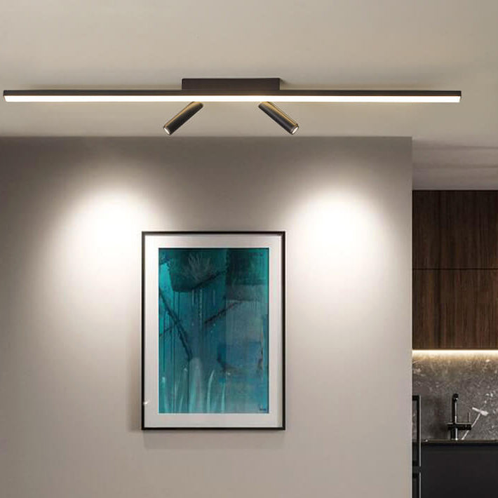 Minimalist Long Strip LED Spotlight Flush Mount Light