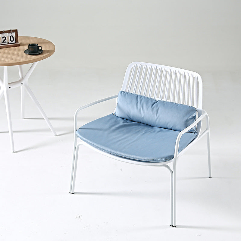 Nordic Rectangular Steel Armchair