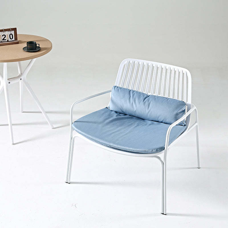 Nordic Rectangular Steel Armchair
