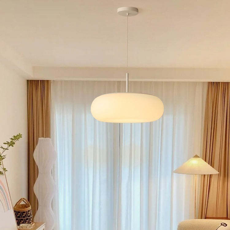 Minimalist Oval Iron LED Pendant Light