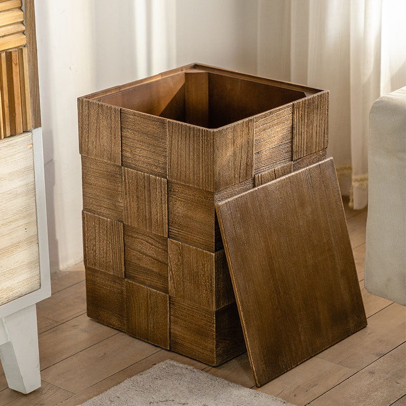 Vintage Solid Wood End Table