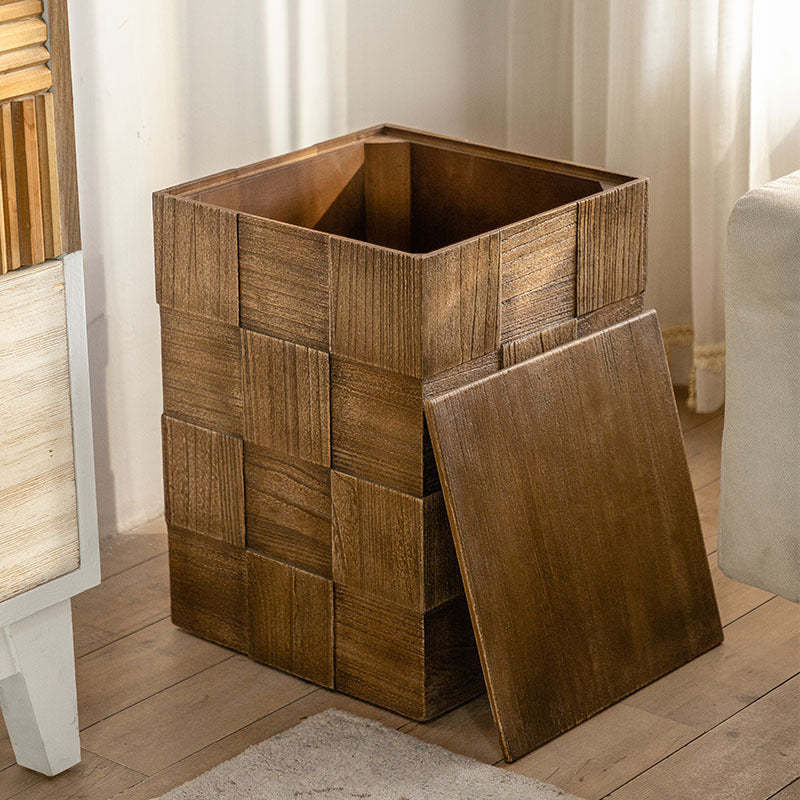 Vintage Solid Wood End Table
