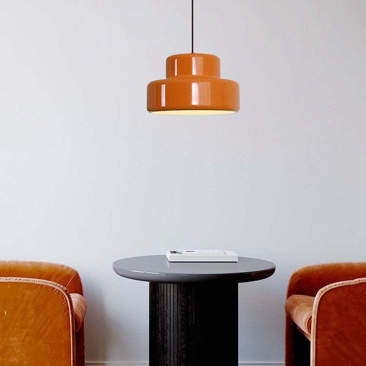 Scandinavian Double Round Iron Pendant Light