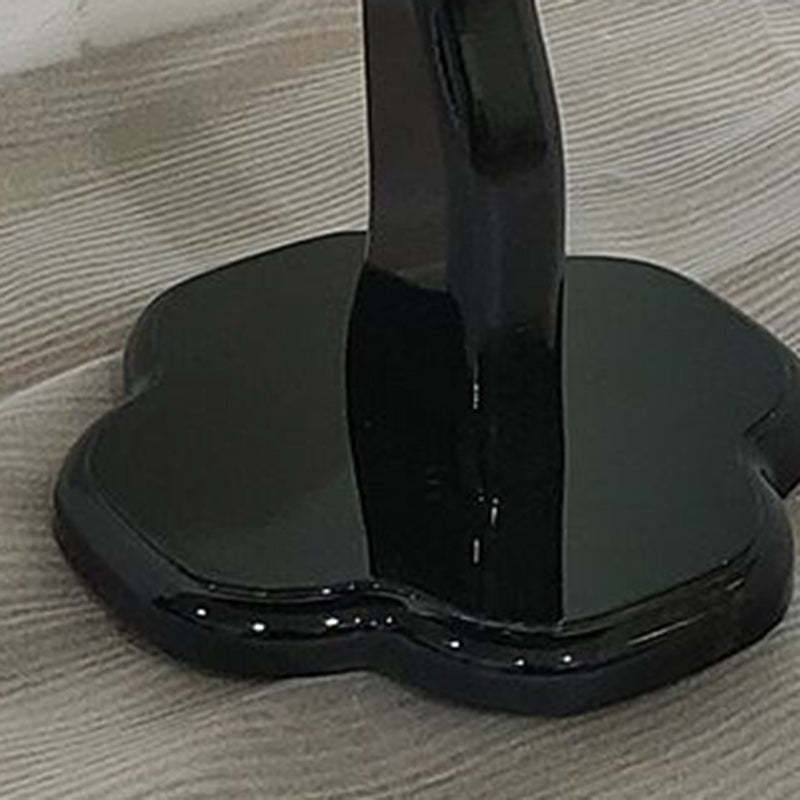 Scandinavian Petal Glass Steel End Table