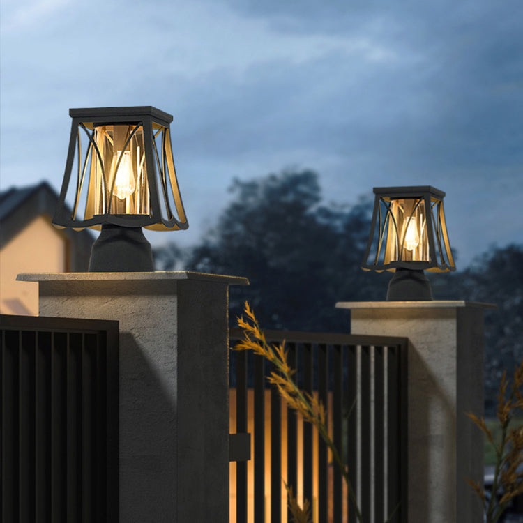 Modern Solar Column Landscape Light