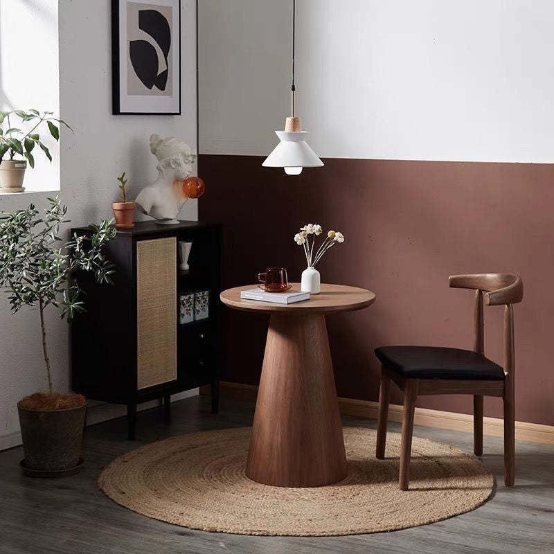 Nordic Cone Column Wood Coffee Table