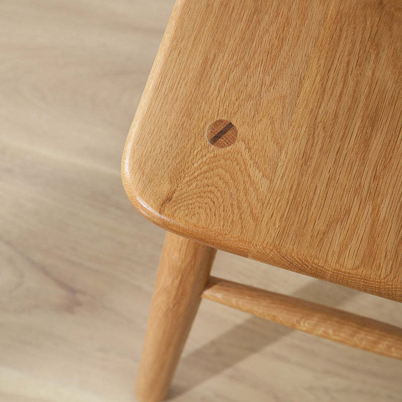 Japanese Wood Armchair with Footrest