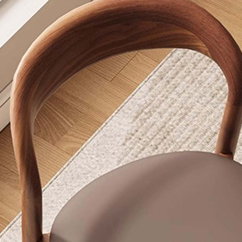 Scandinavian Curved Ash Wood Dining Chair