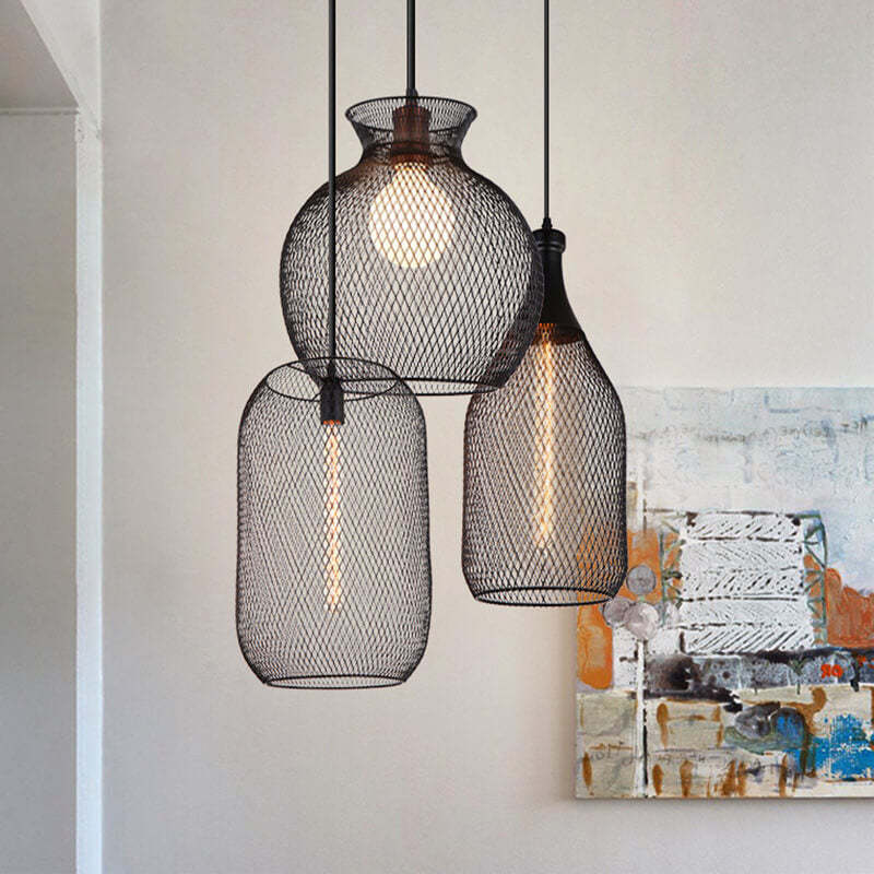 Industrial Cylindrical Pendant Light