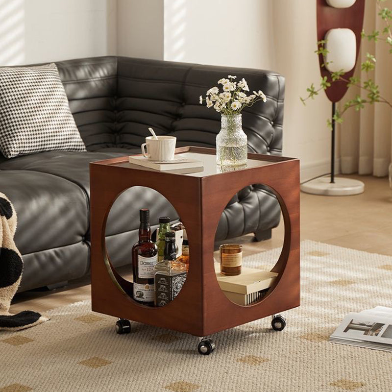 Nordic Wood 2-Tier End Table