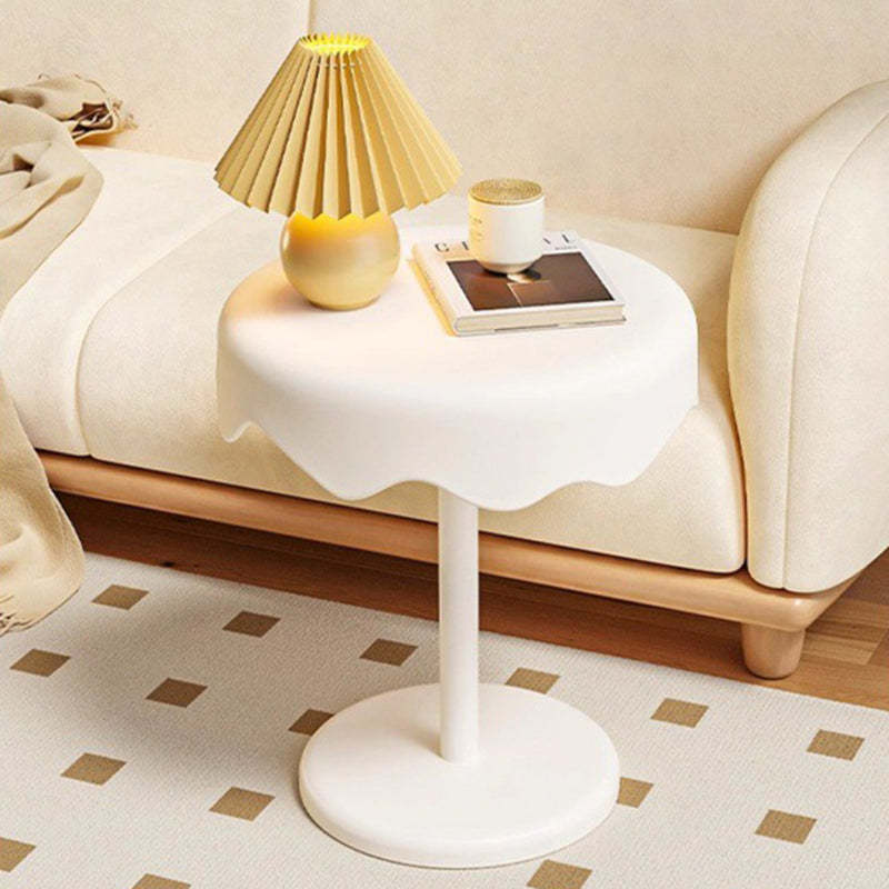 Contemporary Ice Cream Steel End Table
