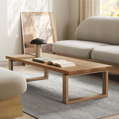 Chinese Pine Rectangular Coffee Table