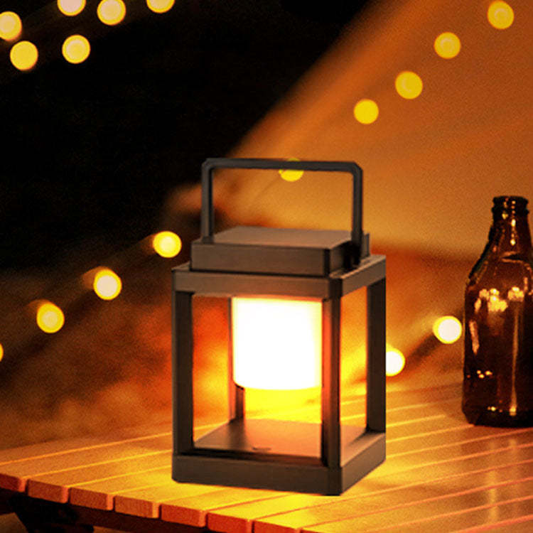 Modern Square Solar LED Outdoor Camping Light