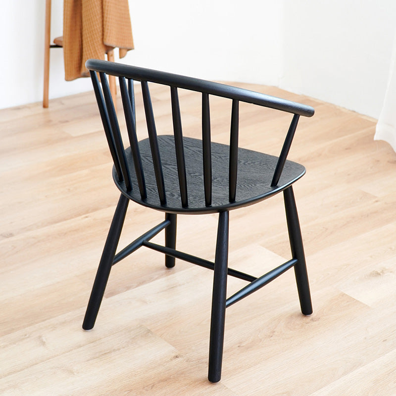 Minimalist Round Ash Wood Dining Chair