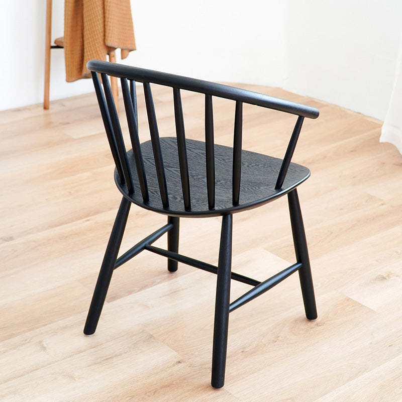 Minimalist Round Ash Wood Dining Chair