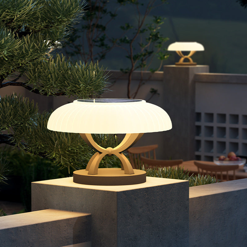 Industrial Stainless Steel Post Landscape Light
