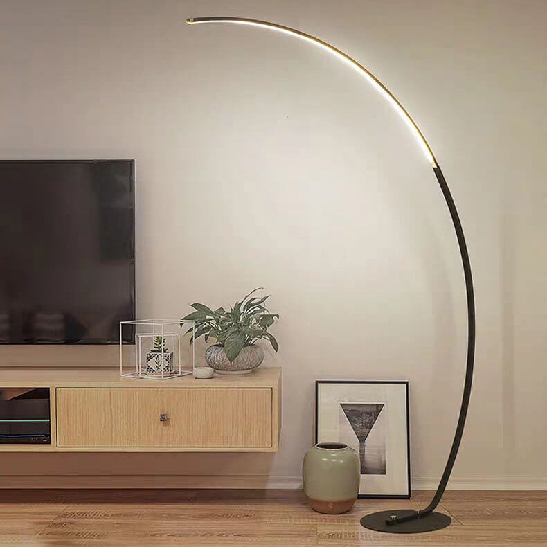 Fishing Rod Arc Circular LED Floor Lamp