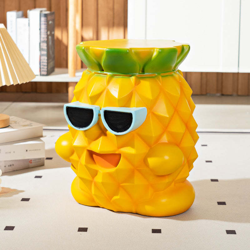 Contemporary Pineapple Resin Coffee Table