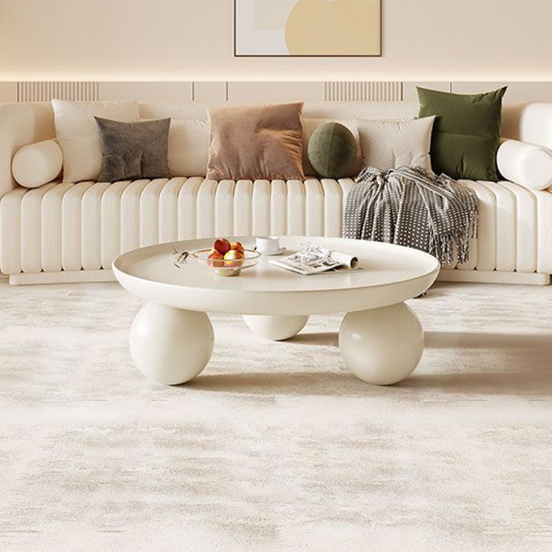 Contemporary Disc Orb Metal Coffee Table