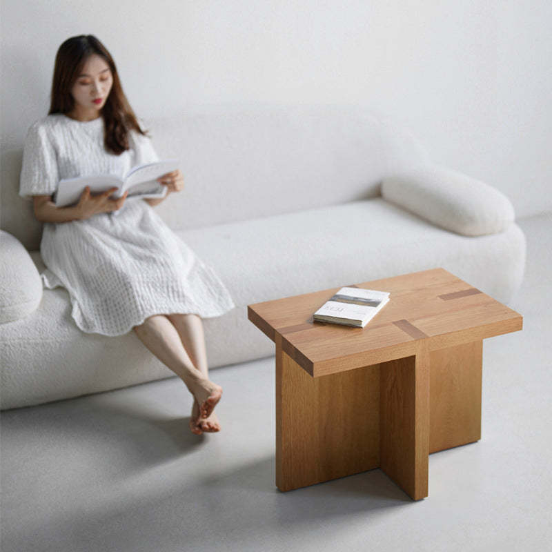Japanese White Oak 3-Leg Side Table
