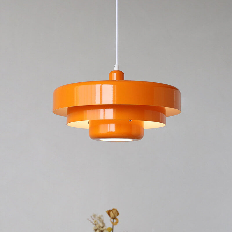 Nordic Vintage Multi-Layer Metal Pendant Light