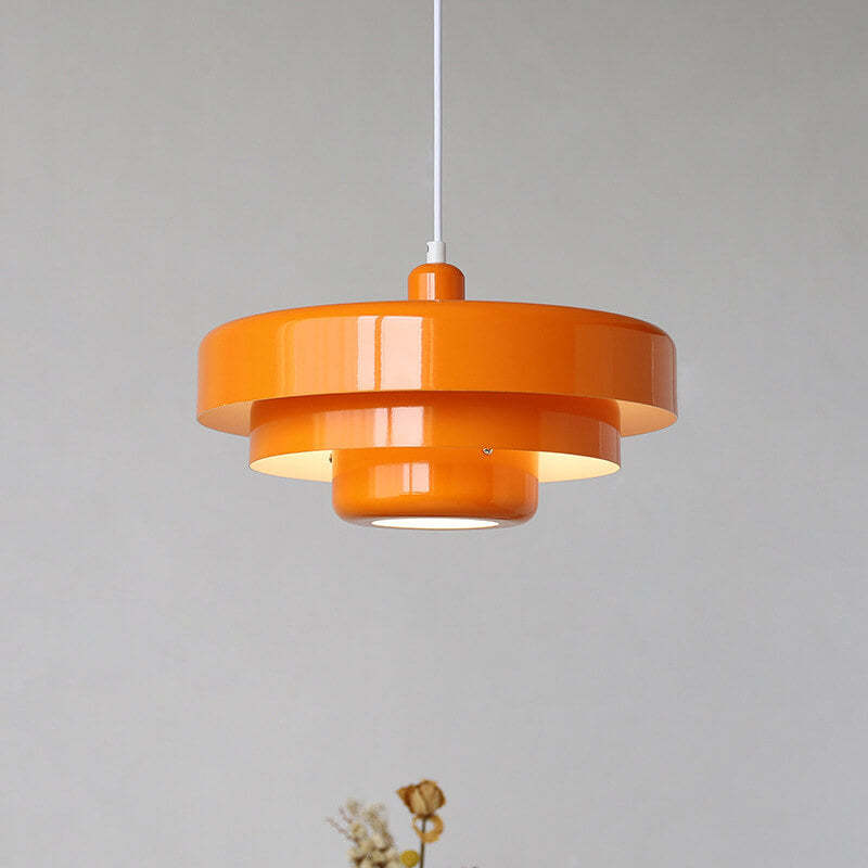 Nordic Vintage Multi-Layer Metal Pendant Light