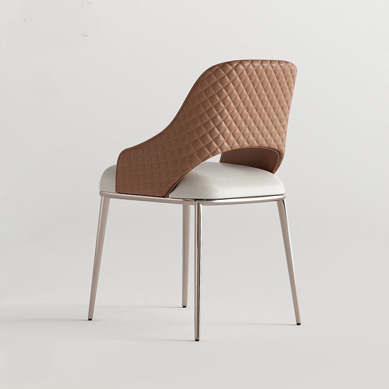 Lighom stainless leather steel dining chairs & benches for kitchen