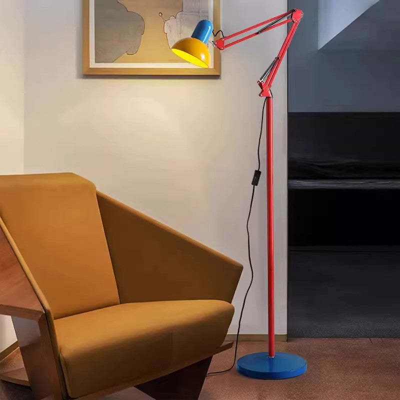 Modern Iron Half Circle Floor Lamp