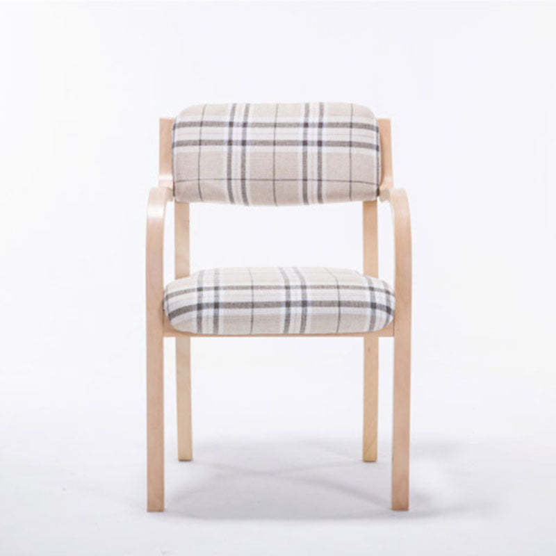 Nordic Wood Fabric Leather Velvet Dining Chair