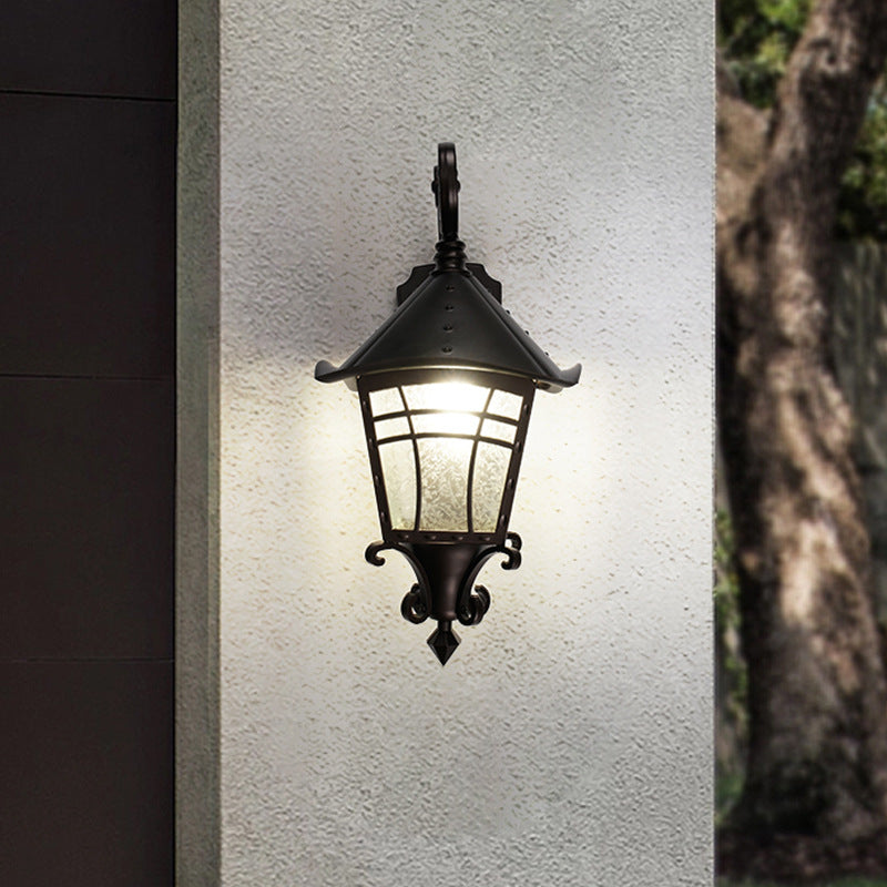 Lighom cylinder cone glass wall sconces for patio — 220V-240V (UK/AU
