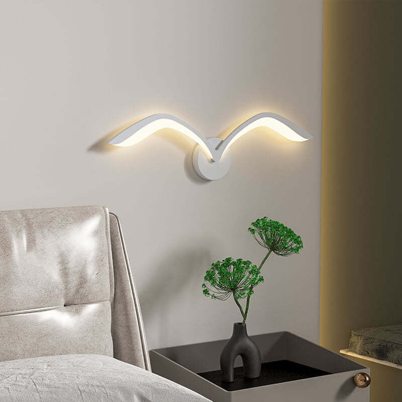 Nordic Minimalist Seagull Acrylic LED Sconce