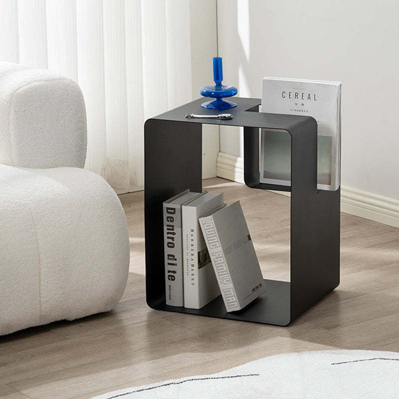 Minimalist Rectangular Cubic Iron End Table