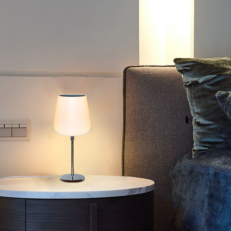 Solar Modern Iron Cylinder Outdoor LED Table Lamp