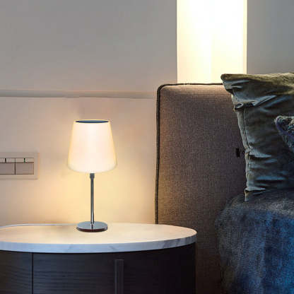 Solar Modern Iron Cylinder Outdoor LED Table Lamp