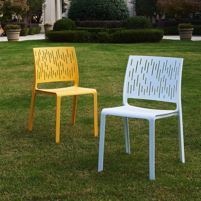 Minimalist Square Plastic Chair