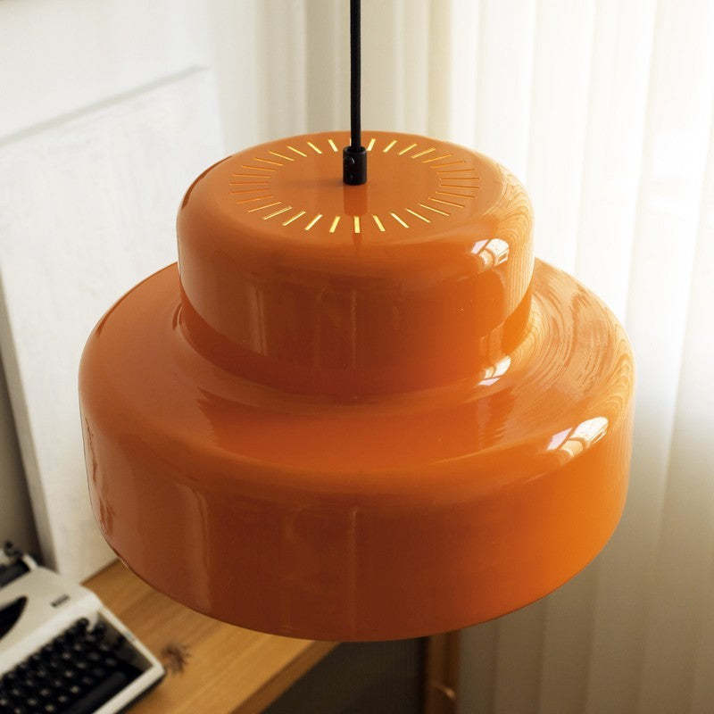 Scandinavian Double Round Iron Pendant Light