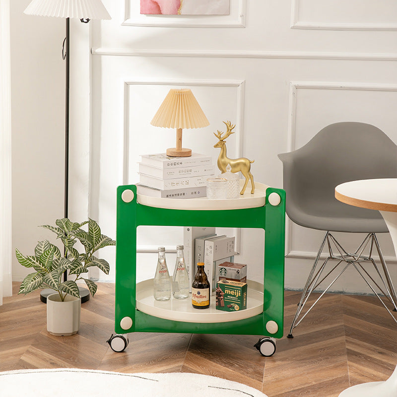 Scandinavian Tray 2-Tier Movable End Table