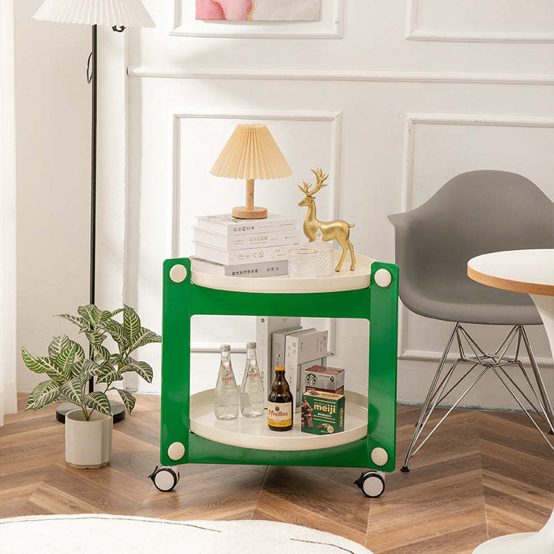 Scandinavian Tray 2-Tier Movable End Table