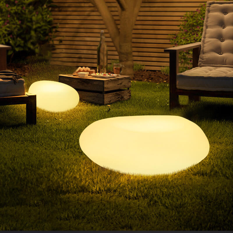 Solar Simulation Stone Garden Landscape Light