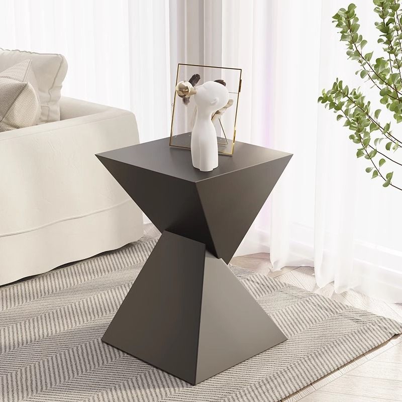 Minimalist Funnel Metal End Table