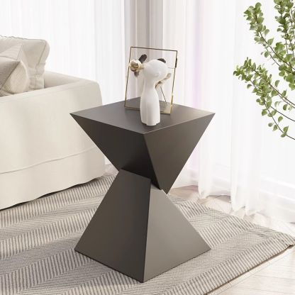 Minimalist Funnel Metal End Table